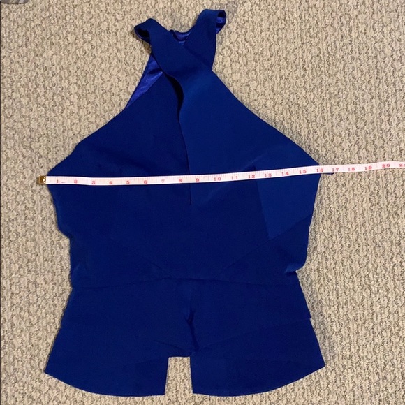 Keepsake the label Cobalt blue peplum top small - Picture 5 of 5